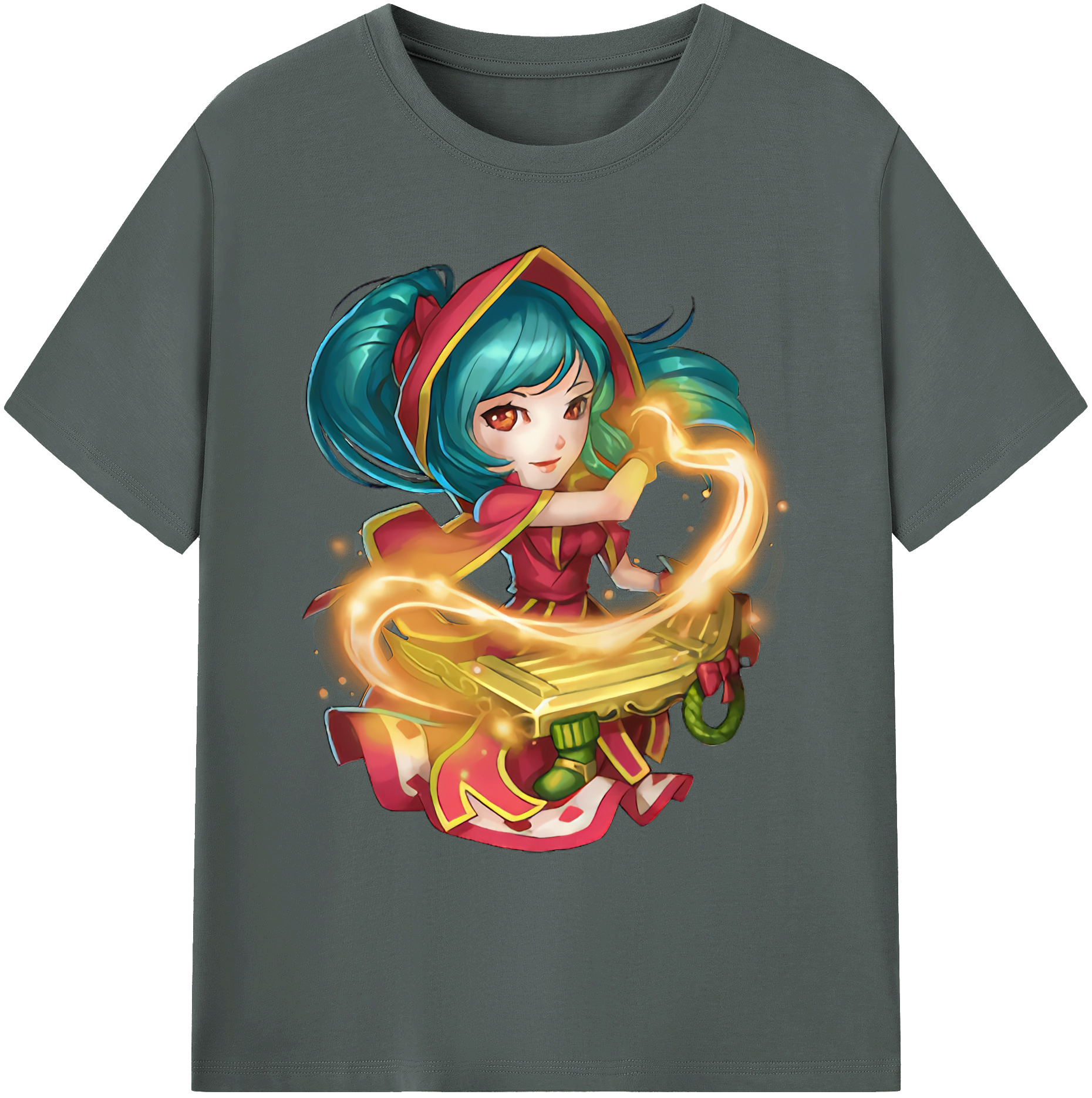リーグ・オブ・レジェンド League of Legends LOL 綿100％ メンズ半袖Tシャツ｜肌触りやわらか＆通気性